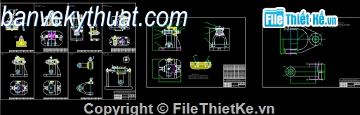 Bản vẽ,Bản vẽ autocad,Đồ án càng gạt,Đồ án